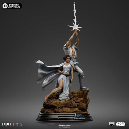 Statue Luke und Leia - Star Wars - Art Scale 1/10