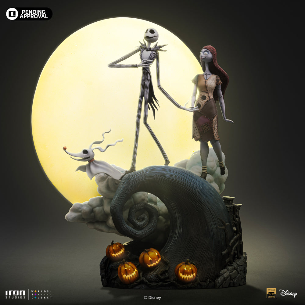 Statue Jack und Sally - Nightmare Before Christmas - Deluxe Art Scale 1/10 - Disney Classics
