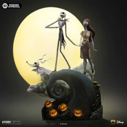 Statue Jack und Sally - Nightmare Before Christmas - Deluxe Art Scale 1/10 - Disney Classics