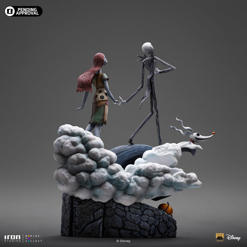 Statue Jack und Sally - Nightmare Before Christmas - Deluxe Art Scale 1/10 - Disney Classics