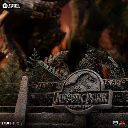Statue T-Rex Chase - Jurassic Park - Demi Art Scale 1/20