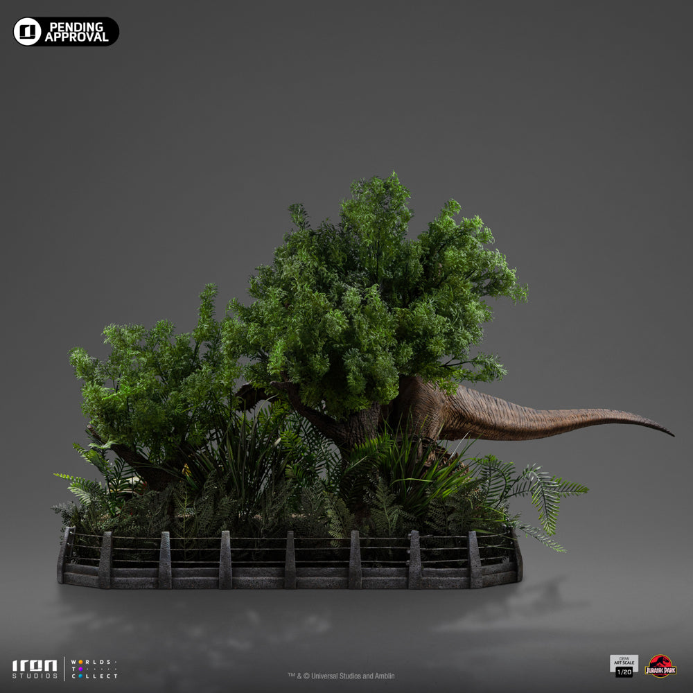 Statue T-Rex Chase - Jurassic Park - Demi Art Scale 1/20