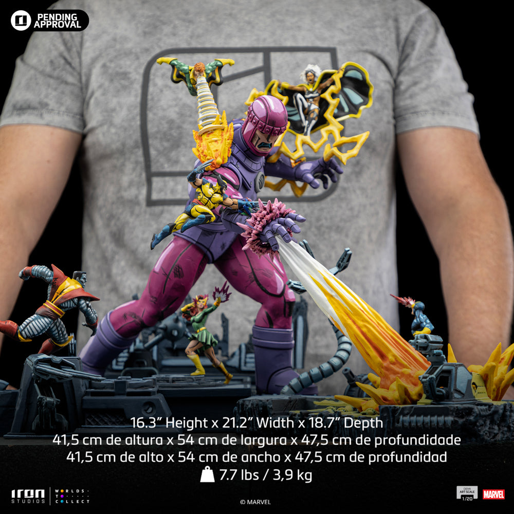 X-Men Danger Room Diorama A Statue (Comics Color Variant) - Demi Art Scale 1/20 - Marvel Comics