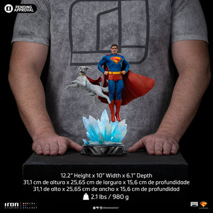 Statue Superman and Krypto - Superman: Legacy - Art Scale 1/10 - DC Comics