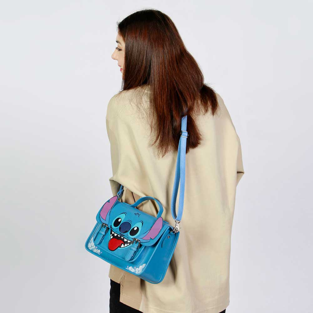 Sac à Bandoulière-Sac à Dos Satchel Disney Lilo & Stitch « Tongue »