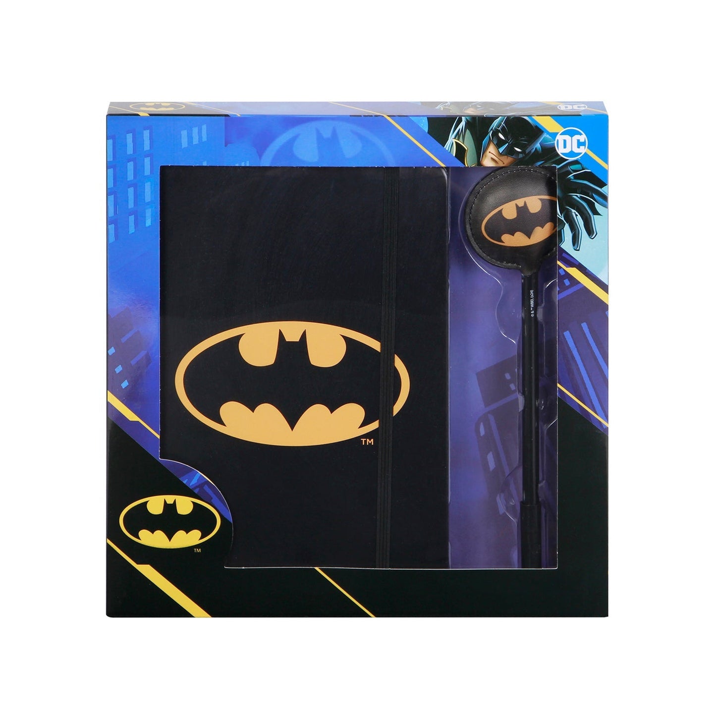 Coffret Journal + Stylo Fashion DC Comics Batman « Batsignal »