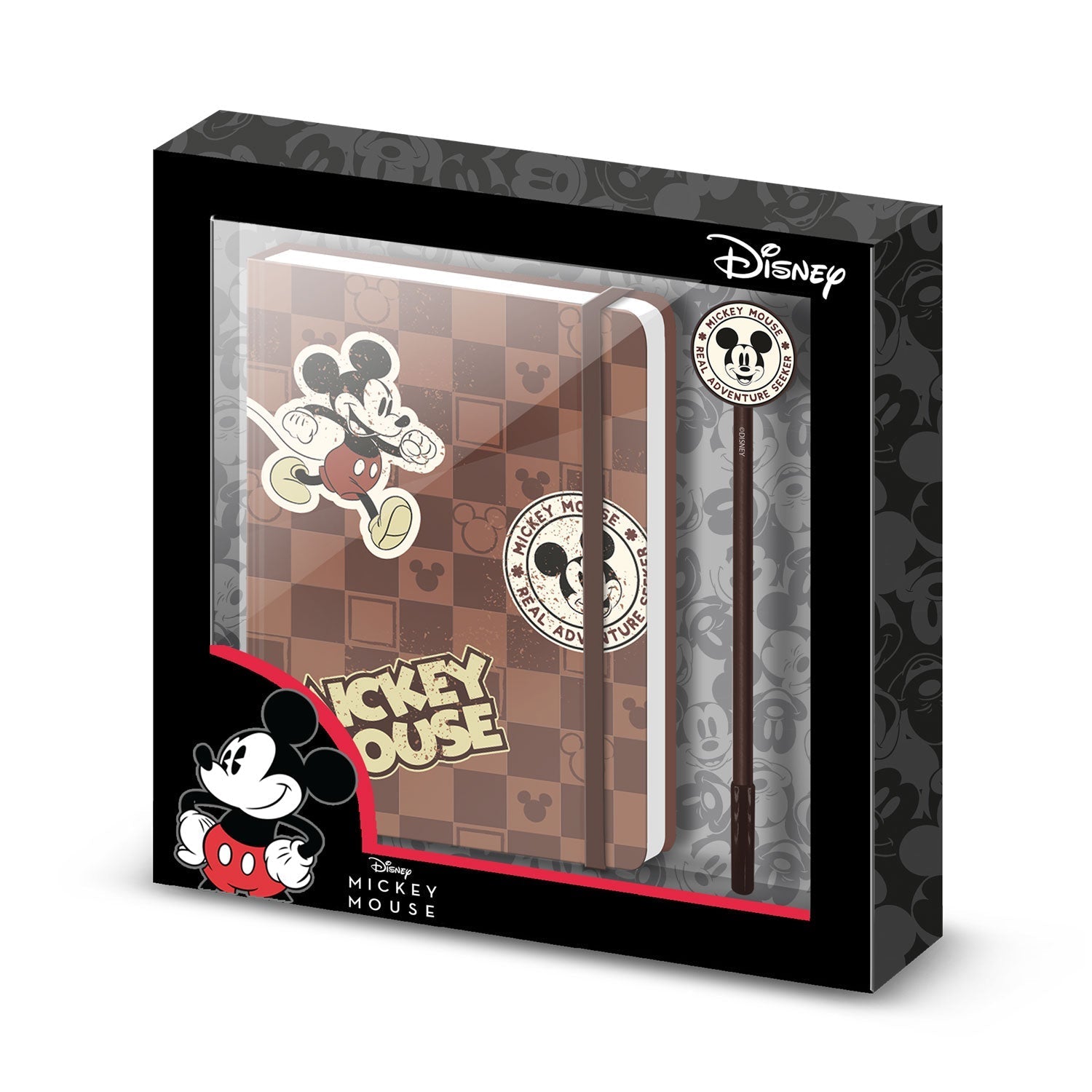 Coffret Journal + Stylo Fashion Disney Mickey Mouse « Journey »