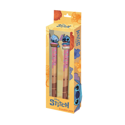 Pack Mixte de 2 Stylos Gel Effaçables Disney Lilo & Stitch