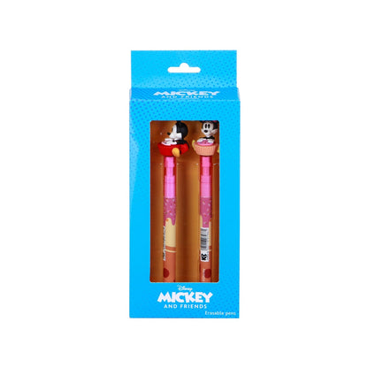 Pack Mixte de 2 Stylos Gel Effaçables Disney « Mickey et Minnie »