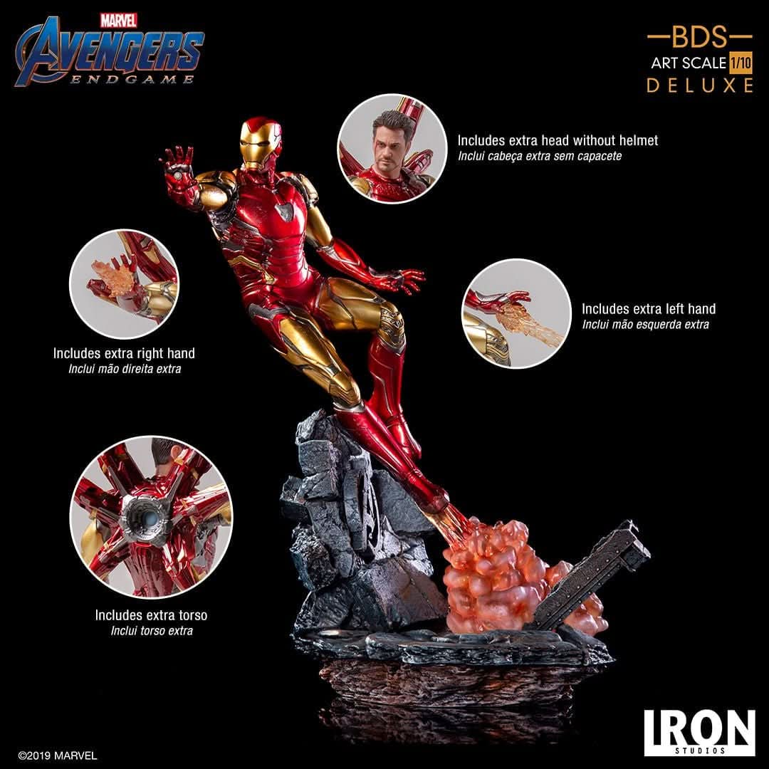 Statue Iron Man Mark LXXXV Deluxe - Avengers: Endgame - BDS Art Scale 1/10