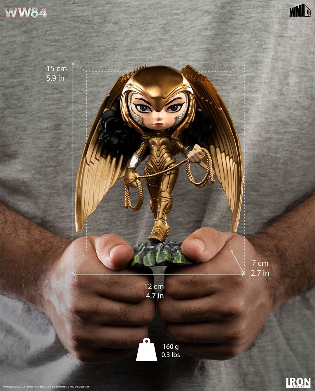 Wonder Woman Armored Version Figur - Wonder Woman 84 - Mini Co. - DC Comics