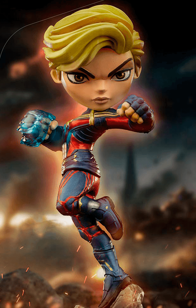 Captain Marvel Figur - Avengers: Endgame - Mini Co.