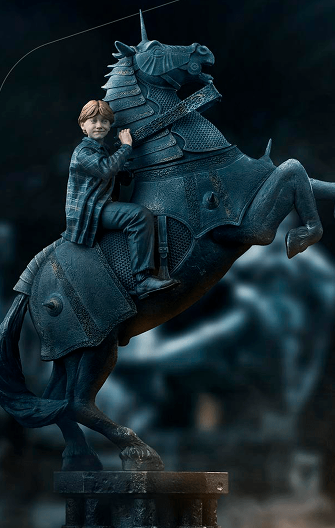 Statue Ron Weasley beim Zauberschach - Harry Potter - Art Scale 1/10