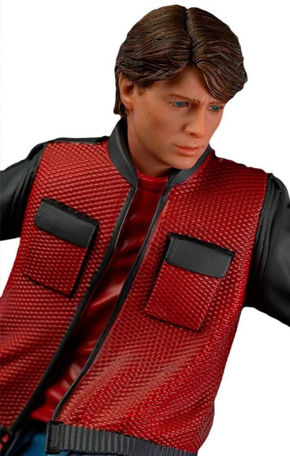 Statue Marty McFly auf Hoverboard - Zurück in die Zukunft - Art Scale 1/10