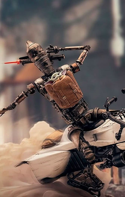 Statue IG-11 und The Child - Star Wars: The Mandalorian - BDS Art Scale 1/10