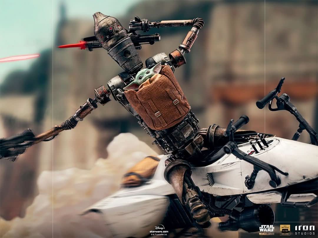 Statue IG-11 und The Child - Star Wars: The Mandalorian - BDS Art Scale 1/10