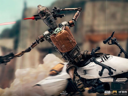 Statue IG-11 und The Child - Star Wars: The Mandalorian - BDS Art Scale 1/10