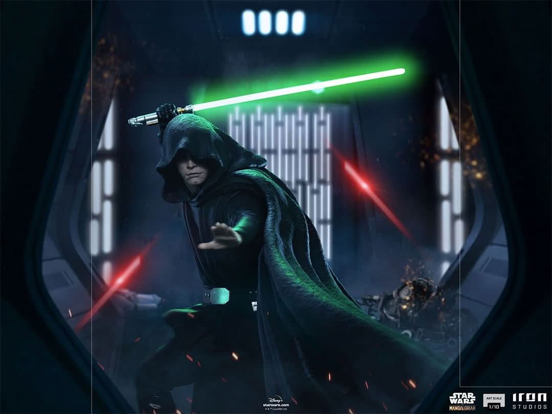 Statue Luke Skywalker Kampfversion - Star Wars: The Mandalorian - Art Scale 1/10
