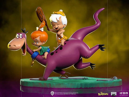 Statue Dino, Pebbles und Bamm-Bamm – Die Feuersteins – Art Scale 1/10