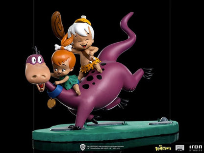 Statue Dino, Pebbles und Bamm-Bamm – Die Feuersteins – Art Scale 1/10