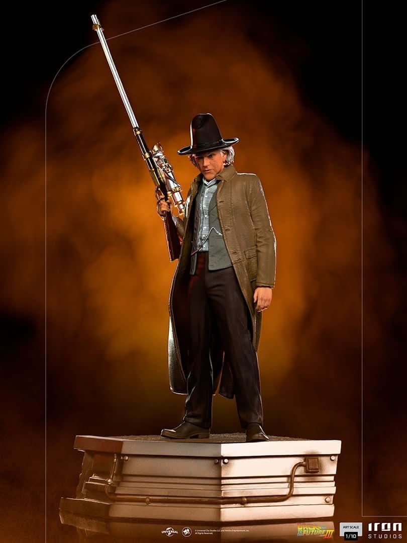Doc Brown Statue - Back to the Future III - Art Scale 1/10