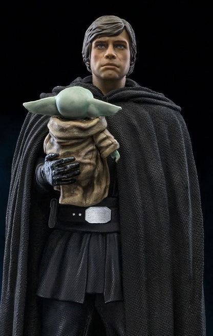Statue Luke Skywalker und Grogu – Star Wars: The Mandalorian – Art Scale 1/10