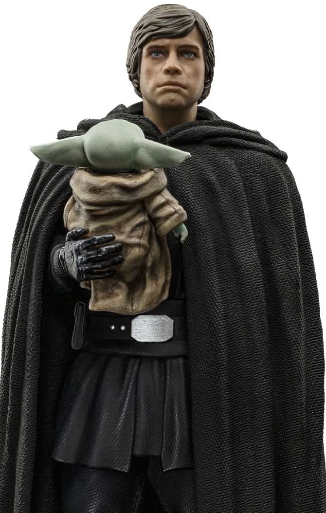 Statue Luke Skywalker und Grogu – Star Wars: The Mandalorian – Art Scale 1/10