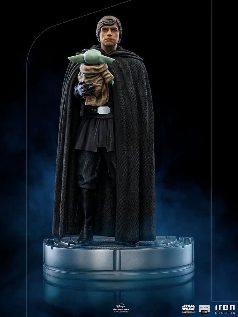 Statue Luke Skywalker und Grogu – Star Wars: The Mandalorian – Art Scale 1/10
