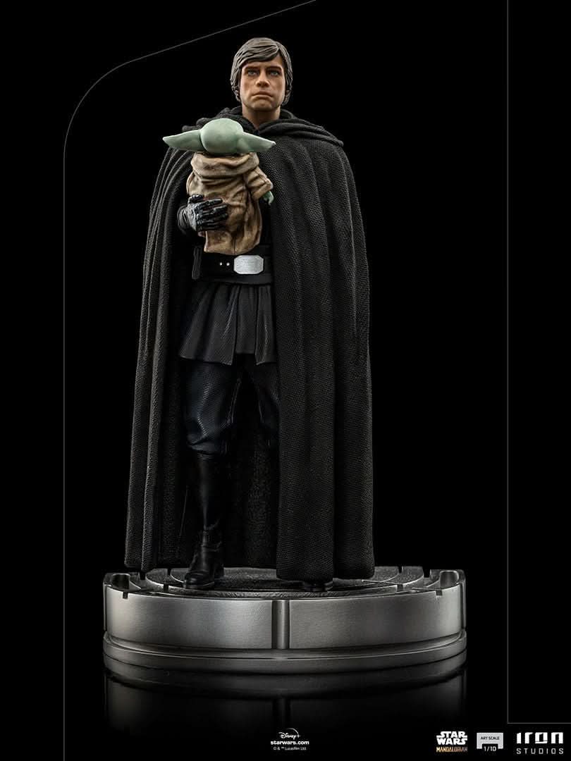 Statue Luke Skywalker und Grogu – Star Wars: The Mandalorian – Art Scale 1/10