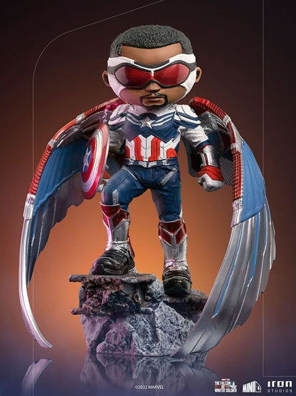 Figurine Captain America Sam Wilson - The Falcon and the Winter Soldier - Mini Co. - Marvel