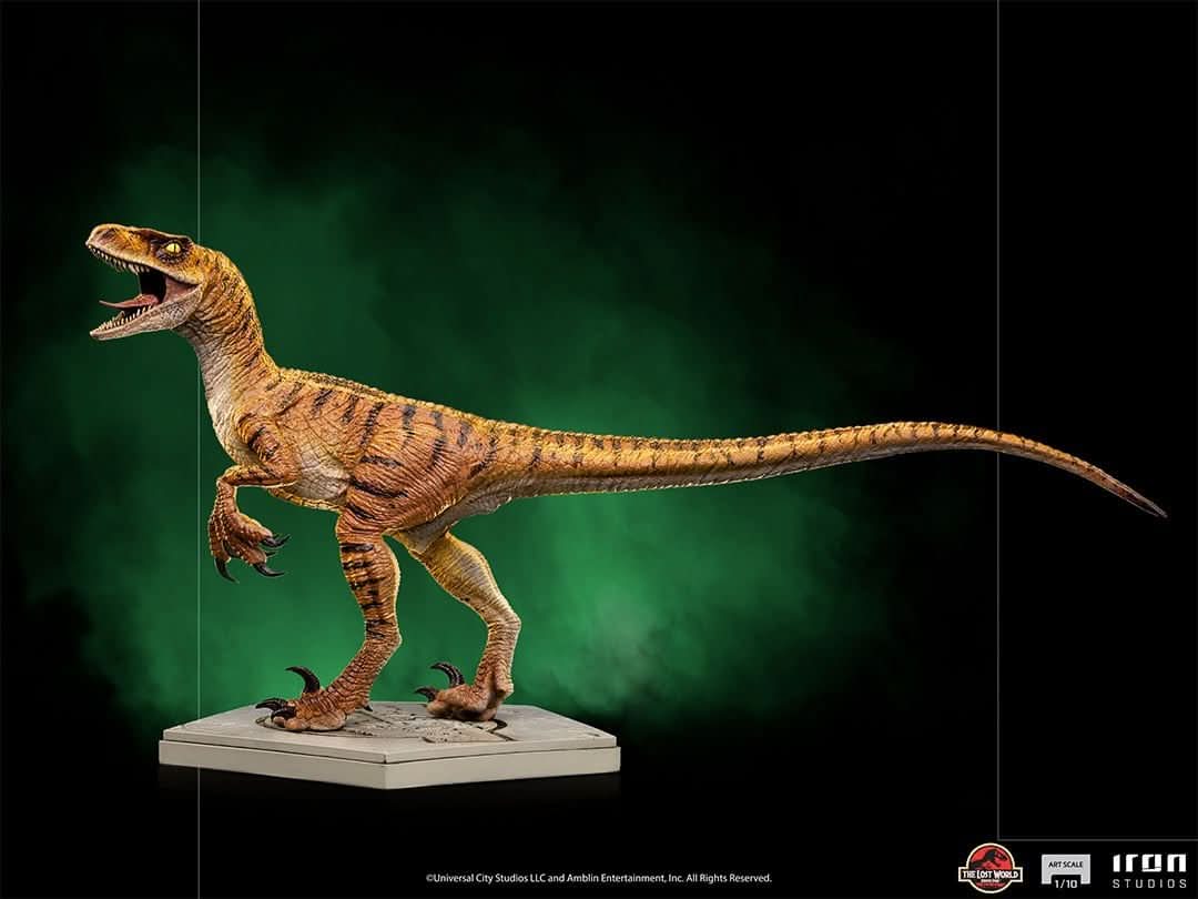 Velociraptor Statue - The Lost World: Jurassic Park - Art Scale 1/10
