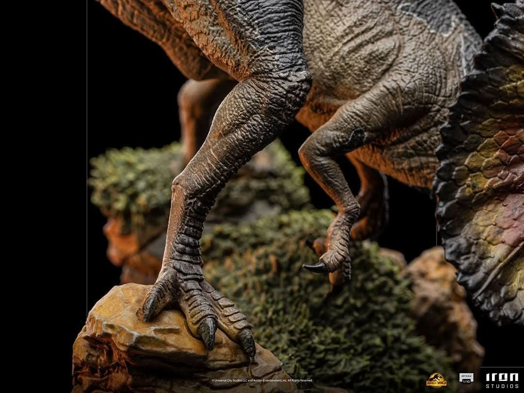 Dilophosaurus Statue - Jurassic World - Art Scale 1/10
