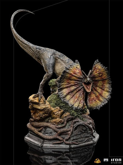 Dilophosaurus Statue - Jurassic World - Art Scale 1/10