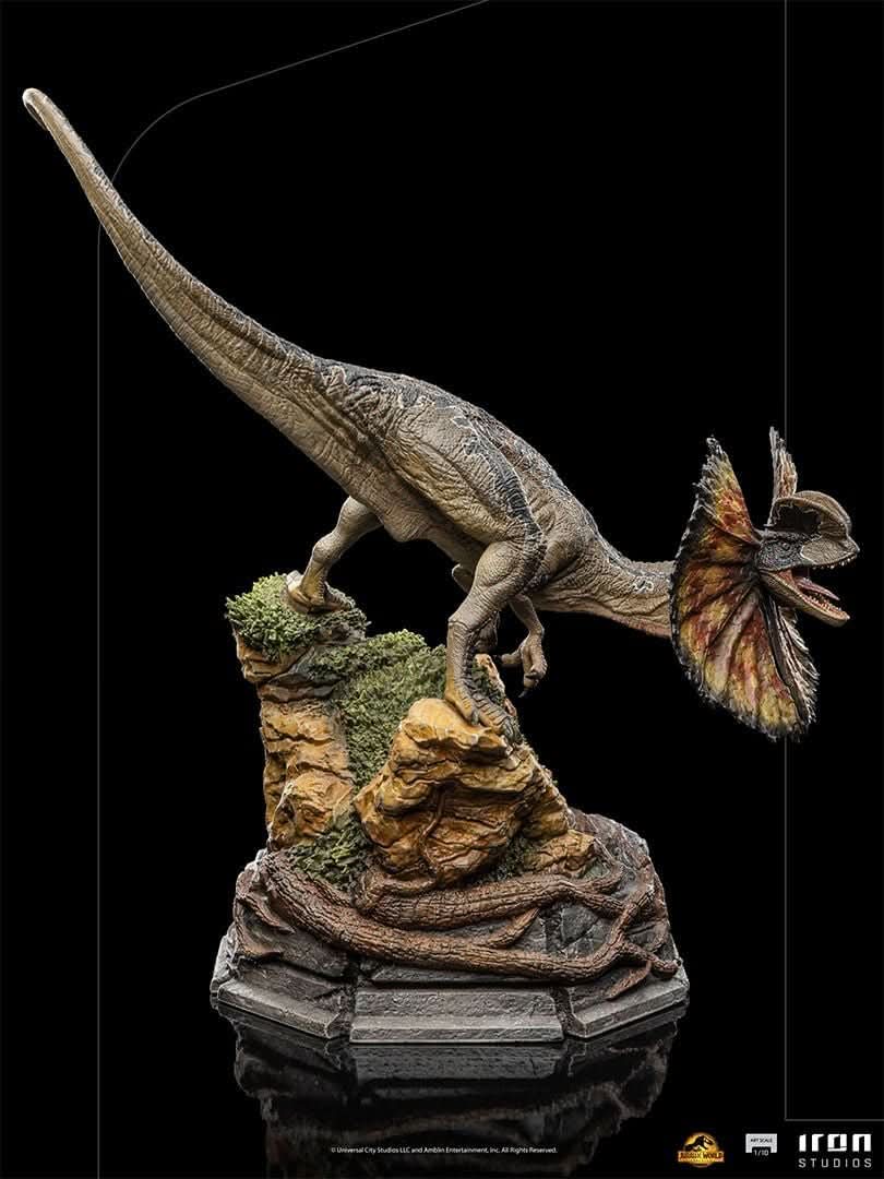 Dilophosaurus Statue - Jurassic World - Art Scale 1/10