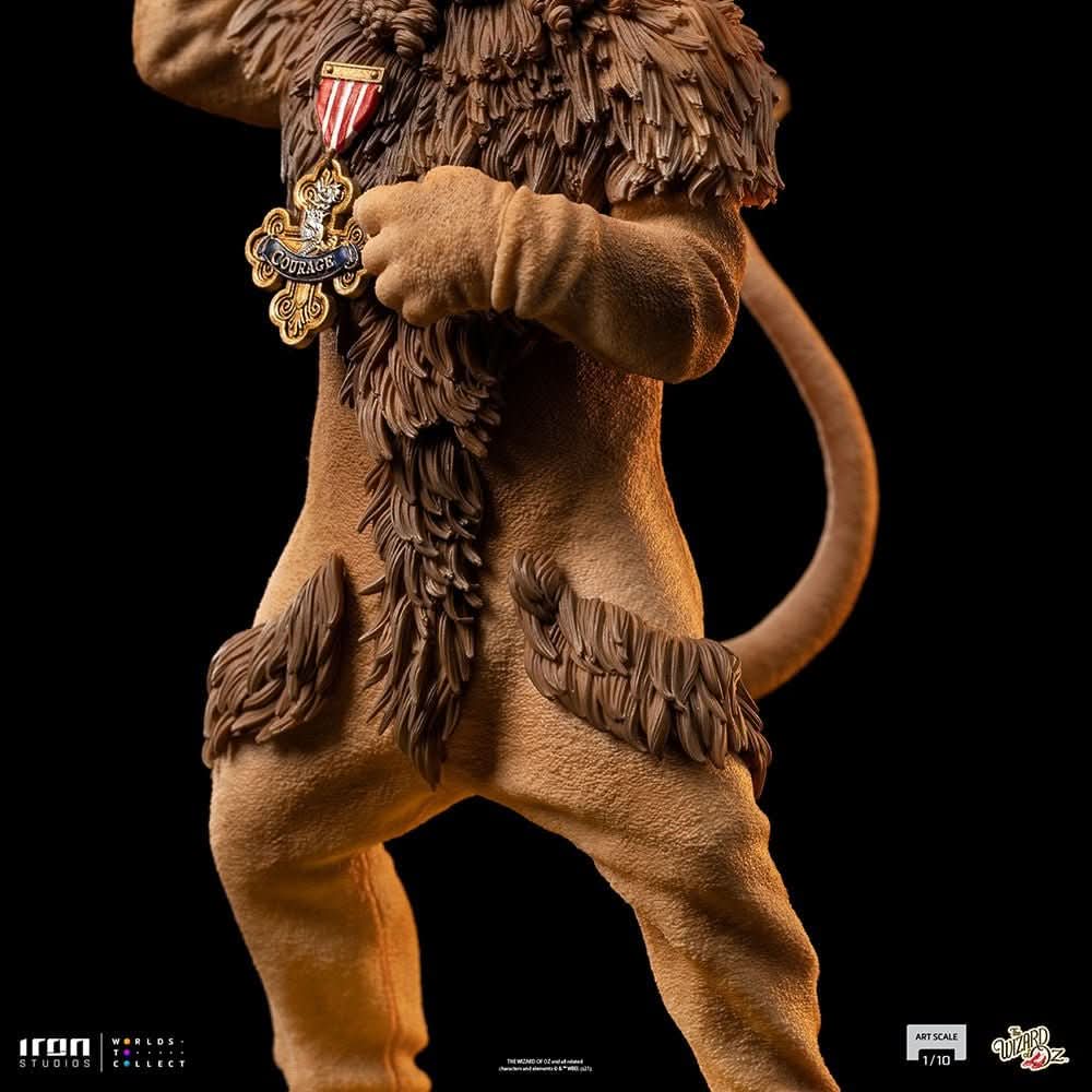 Statue Feiger Löwe - Der Zauberer von Oz - Art Scale 1/10