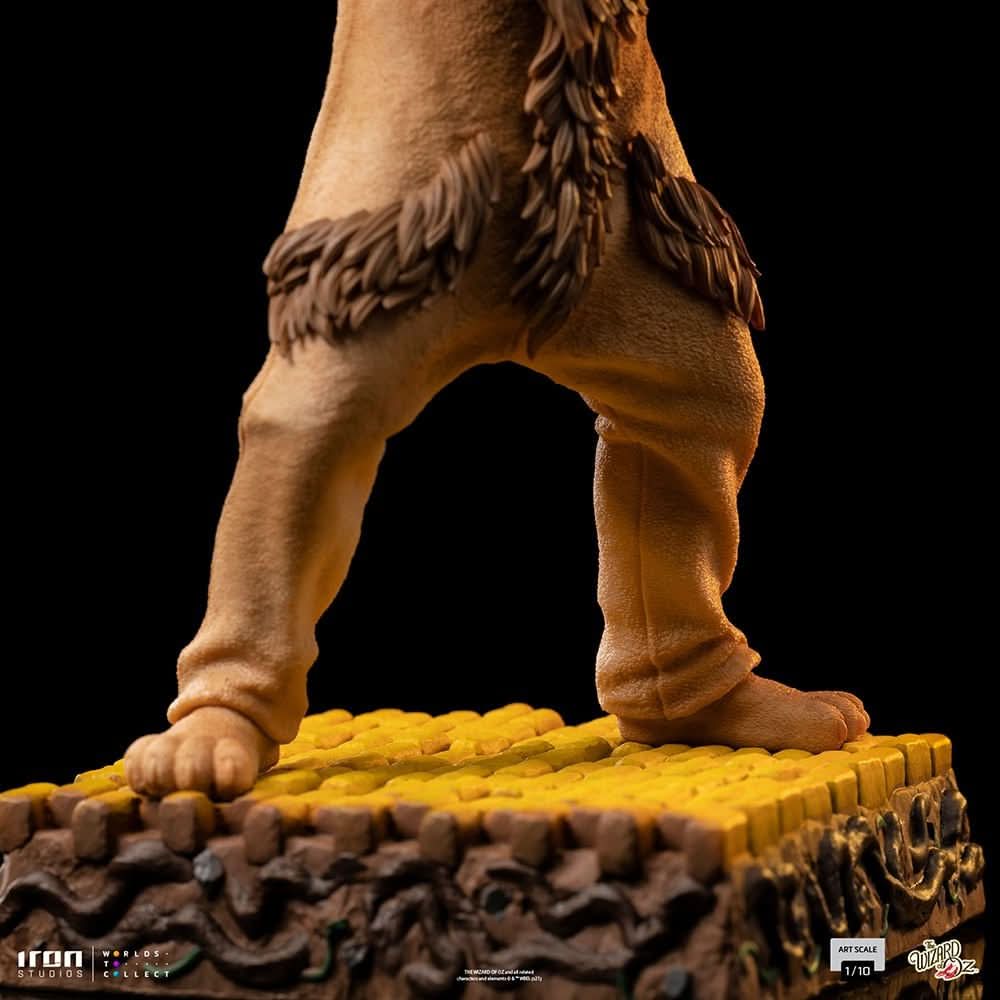Statue Feiger Löwe - Der Zauberer von Oz - Art Scale 1/10
