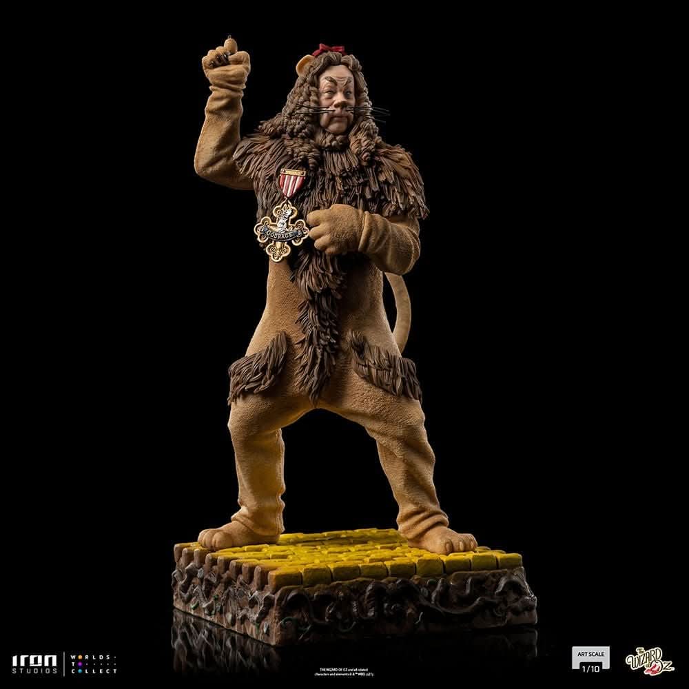 Statue Feiger Löwe - Der Zauberer von Oz - Art Scale 1/10