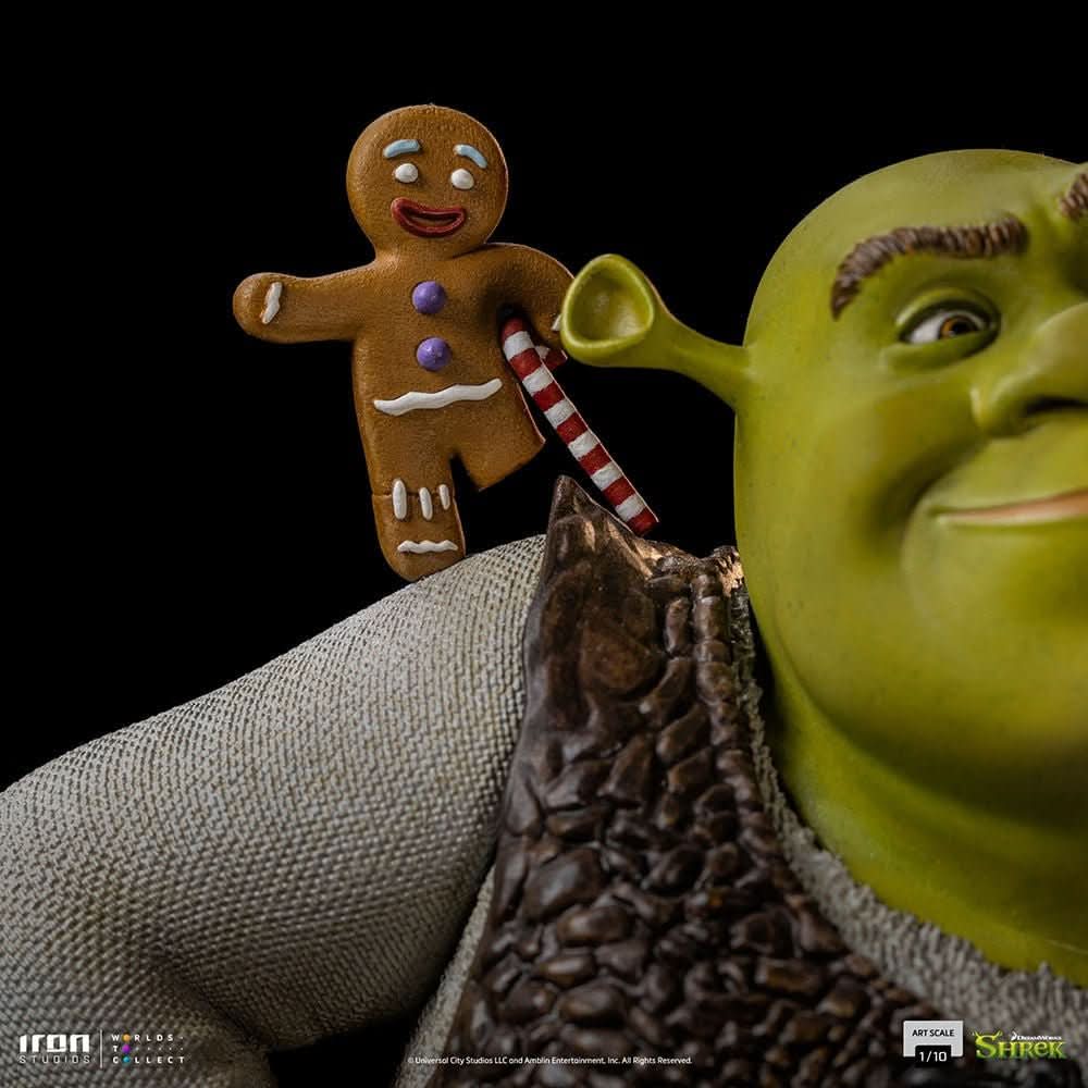 Statue Shrek, Donkey and The Gingerbread Man - Shrek - Art Scale 1/10