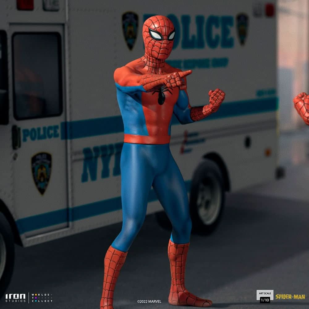 Statue Spider-Man 60er – Spider-Man Animated Series – Art Scale 1/10 – Marvel Comics