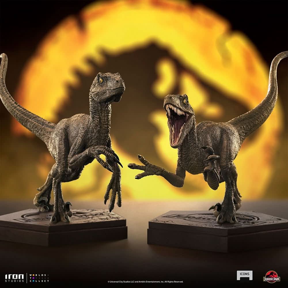 Statue Velociraptor A - Jurassic Park - Icons - Jurassic World