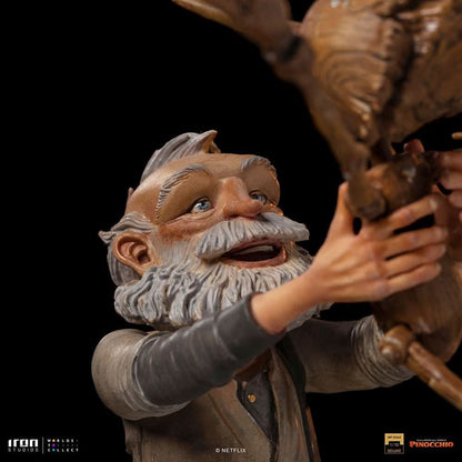 Statue Geppetto & Pinocchio Deluxe (signierte Version) - Pinocchio - Art Scale 1/10