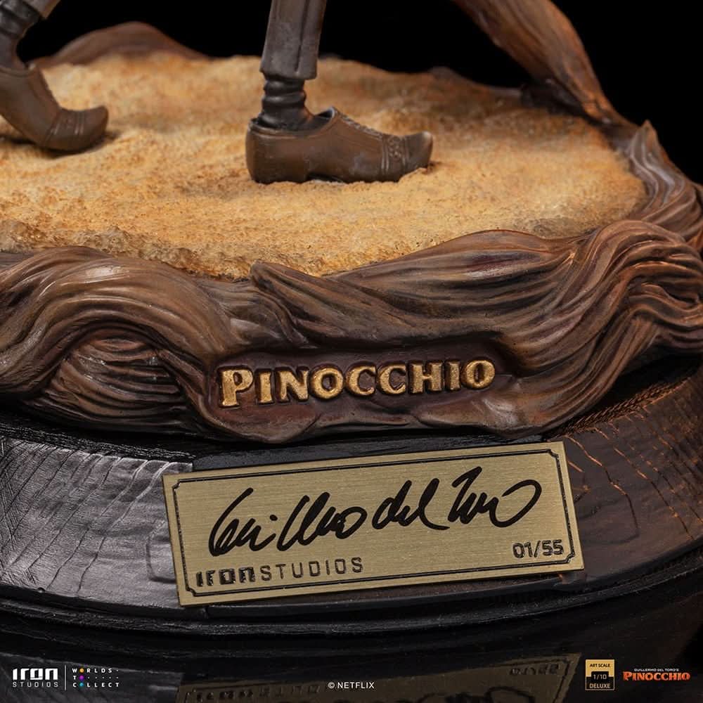 Statue Geppetto & Pinocchio Deluxe (signierte Version) - Pinocchio - Art Scale 1/10