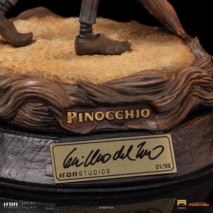 Statue Geppetto & Pinocchio Deluxe (signierte Version) - Pinocchio - Art Scale 1/10