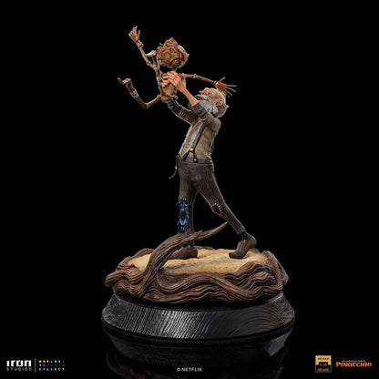 Statue Geppetto & Pinocchio Deluxe (signierte Version) - Pinocchio - Art Scale 1/10
