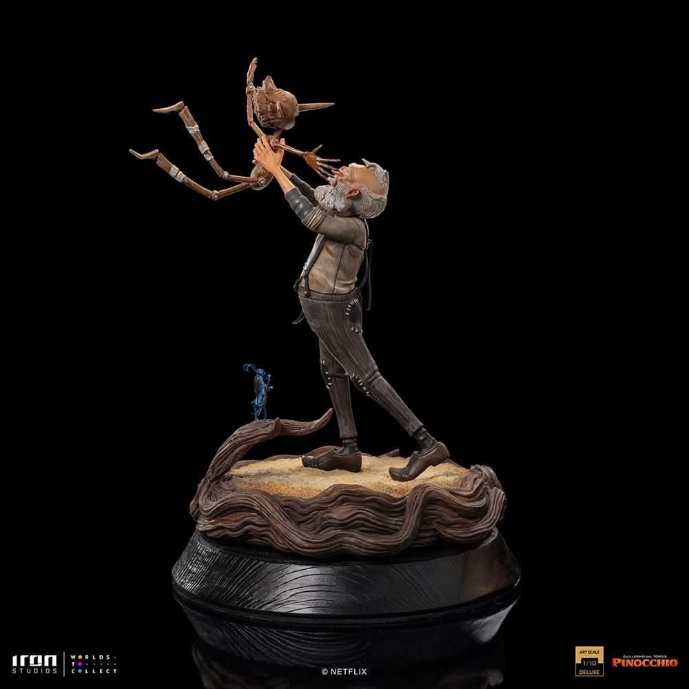 Statue Geppetto & Pinocchio Deluxe (signierte Version) - Pinocchio - Art Scale 1/10