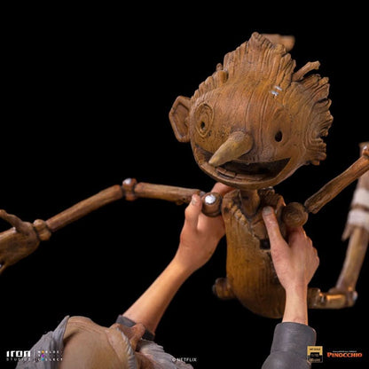 Statue Geppetto & Pinocchio Deluxe (signierte Version) - Pinocchio - Art Scale 1/10