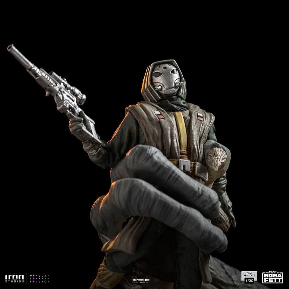 Boba Fett and Rancor Statue - Star Wars: The Book of Boba Fett - Demi Art Scale 1/20