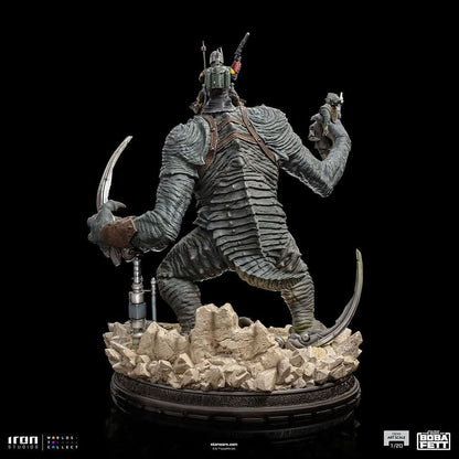Boba Fett and Rancor Statue - Star Wars: The Book of Boba Fett - Demi Art Scale 1/20