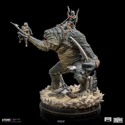Boba Fett and Rancor Statue - Star Wars: The Book of Boba Fett - Demi Art Scale 1/20