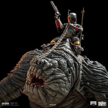 Boba Fett and Rancor Statue - Star Wars: The Book of Boba Fett - Demi Art Scale 1/20